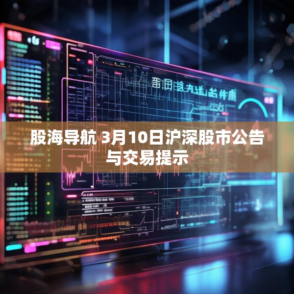 股海导航 3月10日沪深股市公告与交易提示