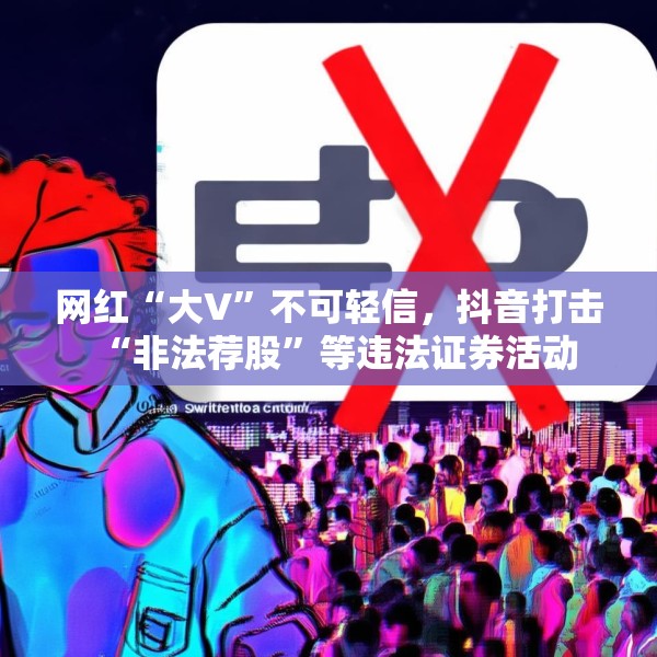 网红“大V”不可轻信，抖音打击“非法荐股”等违法证券活动