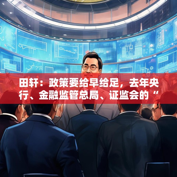 田轩：政策要给早给足，去年央行、金融监管总局、证监会的“突然袭击”非常猛