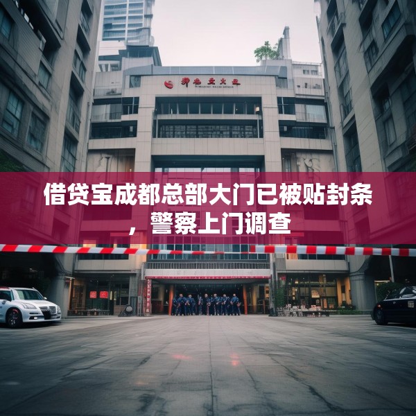 借贷宝成都总部大门已被贴封条，警察上门调查