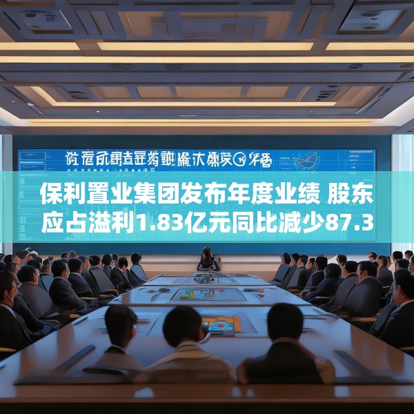 保利置业集团发布年度业绩 股东应占溢利1.83亿元同比减少87.34%