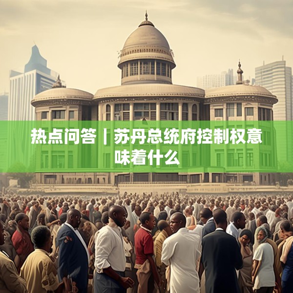 热点问答｜苏丹总统府控制权意味着什么
