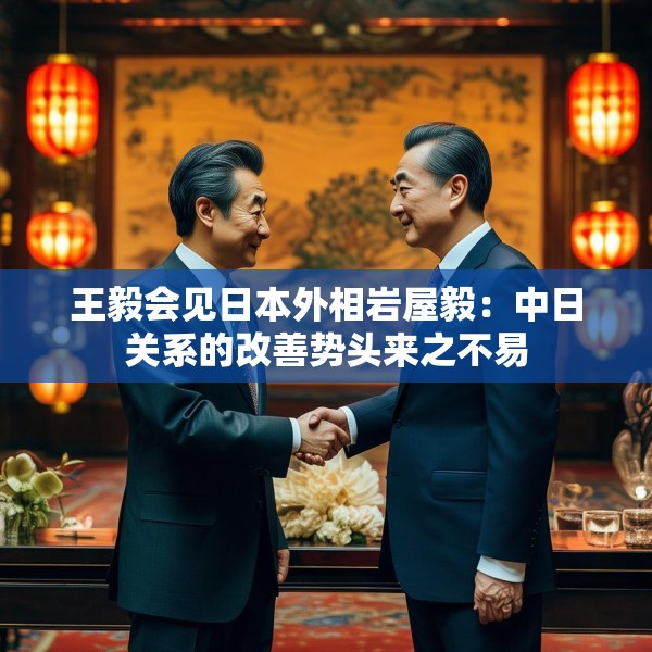 王毅会见日本外相岩屋毅：中日关系的改善势头来之不易