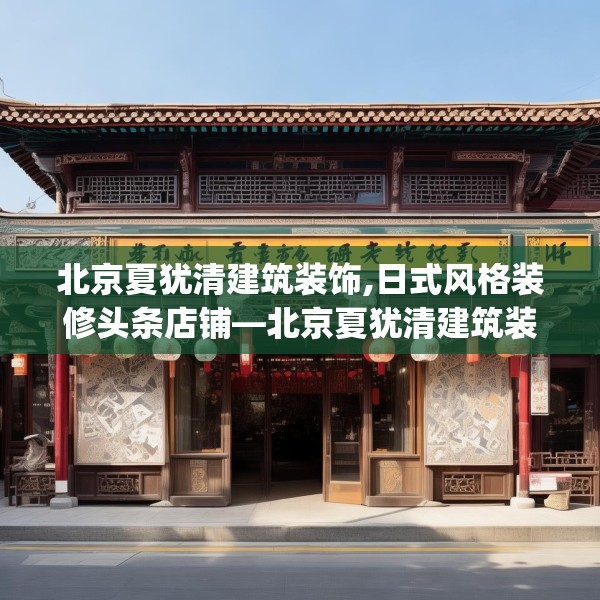北京夏犹清建筑装饰,日式风格装修头条店铺—北京夏犹清建筑装饰351.a227b228c231fgy.238fghfd