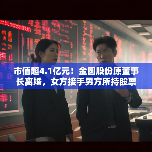 市值超4.1亿元！金圆股份原董事长离婚，女方接手男方所持股票
