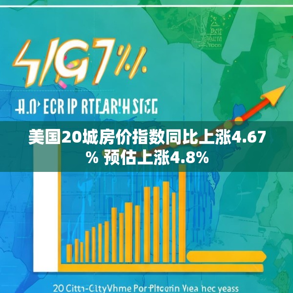 美国20城房价指数同比上涨4.67% 预估上涨4.8%