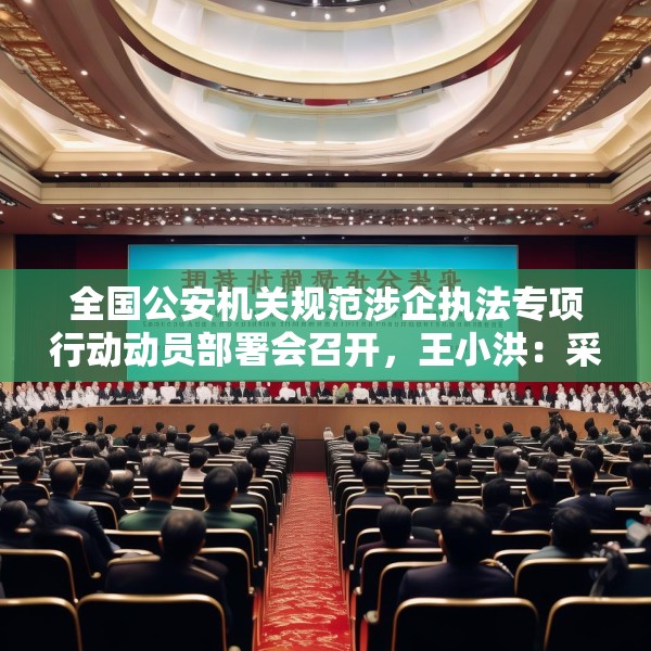 全国公安机关规范涉企执法专项行动动员部署会召开，王小洪：采取更具针对性、更有实效性的措施