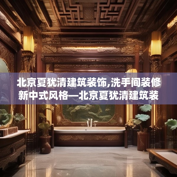 北京夏犹清建筑装饰,洗手间装修新中式风格—北京夏犹清建筑装饰374.a250b251c254fgy.261xczxv