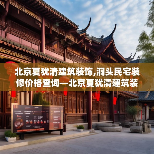 北京夏犹清建筑装饰,洞头民宅装修价格查询—北京夏犹清建筑装饰336.a212b213c216fgy.223lkjl