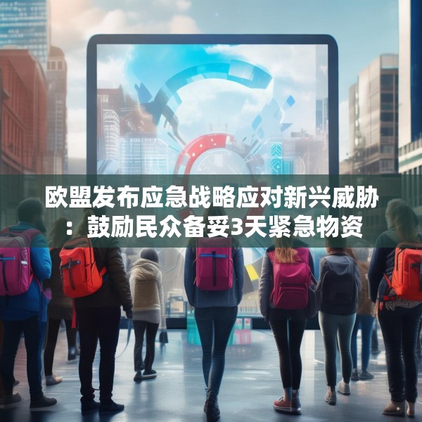 欧盟发布应急战略应对新兴威胁：鼓励民众备妥3天紧急物资