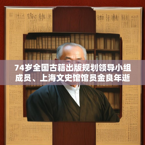 74岁全国古籍出版规划领导小组成员、上海文史馆馆员金良年逝世
