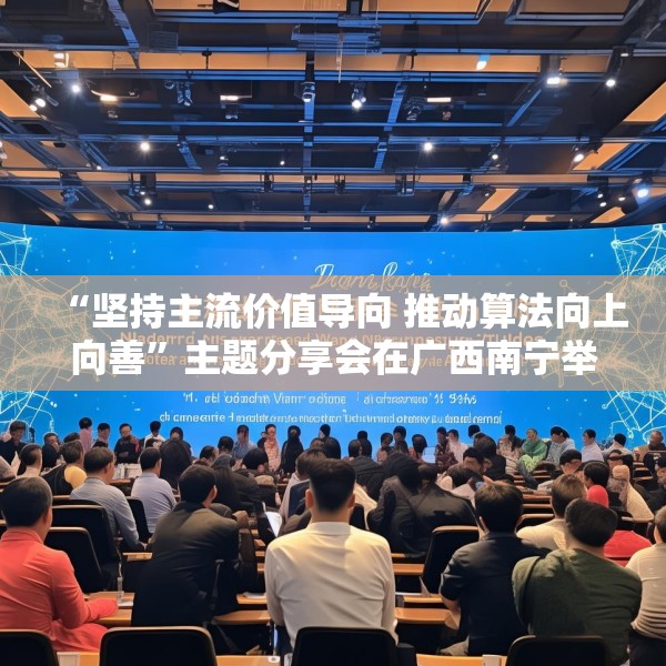 “坚持主流价值导向 推动算法向上向善”主题分享会在广西南宁举行