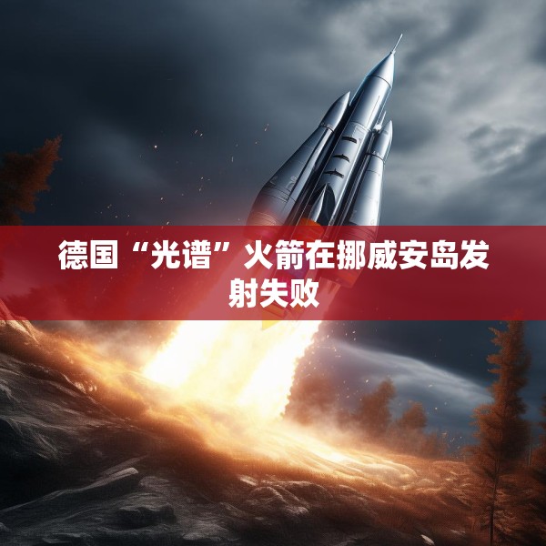 德国“光谱”火箭在挪威安岛发射失败
