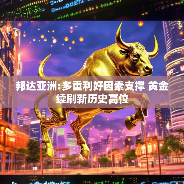 邦达亚洲:多重利好因素支撑 黄金续刷新历史高位