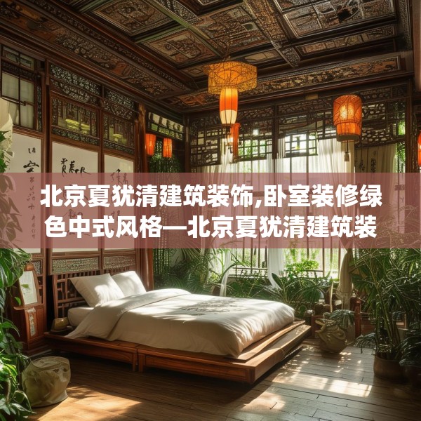 北京夏犹清建筑装饰,卧室装修绿色中式风格—北京夏犹清建筑装饰286.a162b163c166fgy.173dewqe