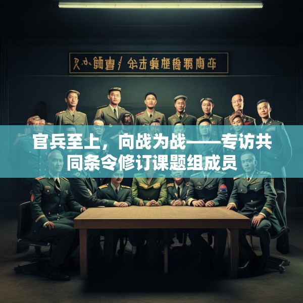 官兵至上，向战为战——专访共同条令修订课题组成员