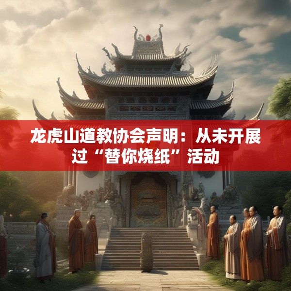 龙虎山道教协会声明：从未开展过“替你烧纸”活动