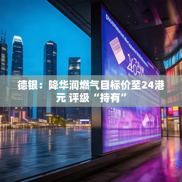 德银：降华润燃气目标价至24港元 评级“持有”