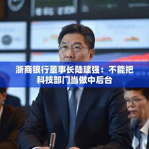 浙商银行董事长陆建强：不能把科技部门当做中后台