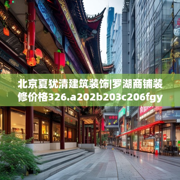 北京夏犹清建筑装饰|罗湖商铺装修价格326.a202b203c206fgy.21376673