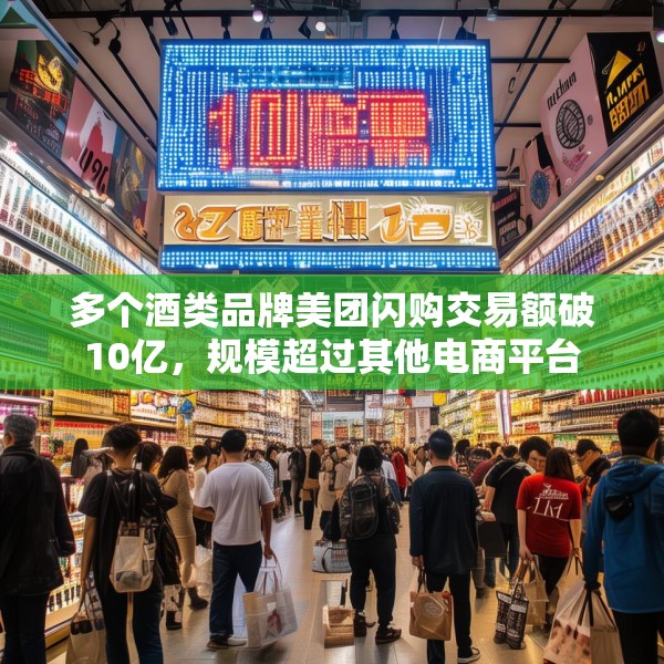 多个酒类品牌美团闪购交易额破10亿，规模超过其他电商平台
