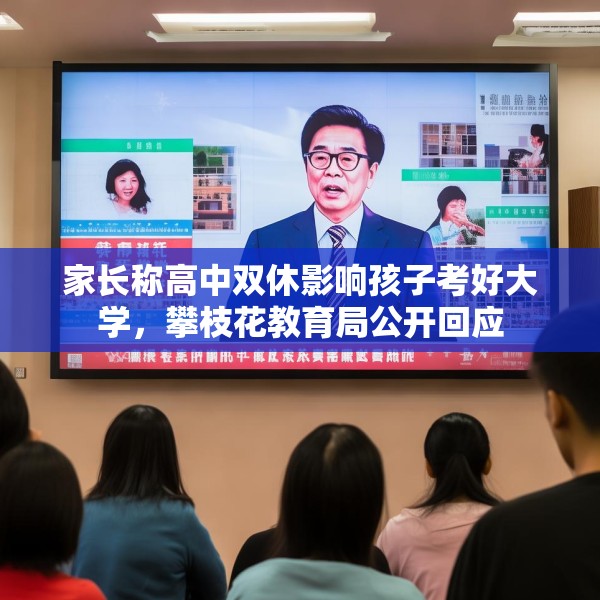 家长称高中双休影响孩子考好大学，攀枝花教育局公开回应