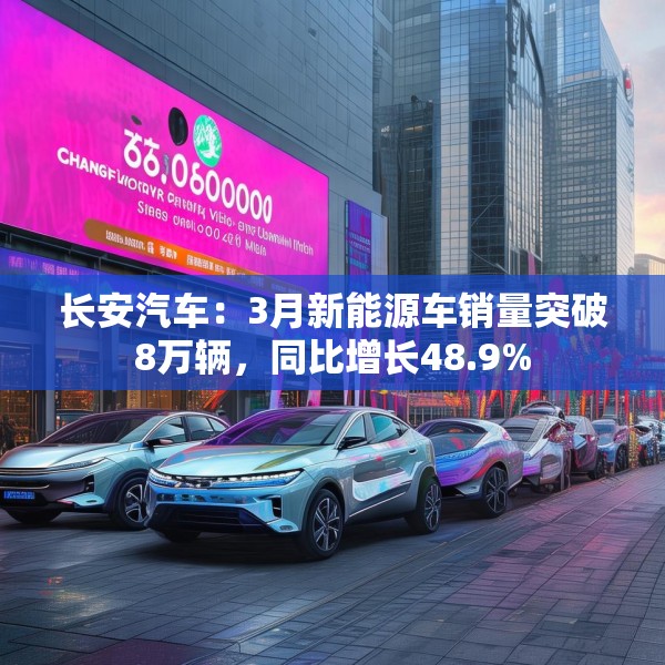 长安汽车：3月新能源车销量突破8万辆，同比增长48.9%