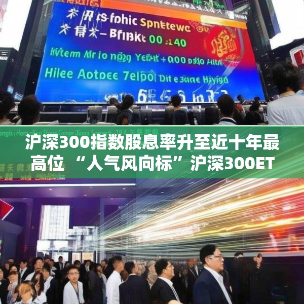 沪深300指数股息率升至近十年最高位 “人气风向标”沪深300ETF（510300）单日净流入175亿元