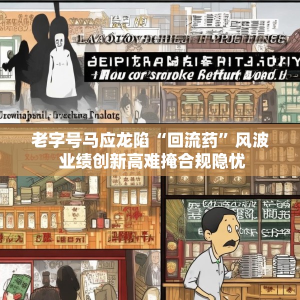 老字号马应龙陷“回流药”风波 业绩创新高难掩合规隐忧