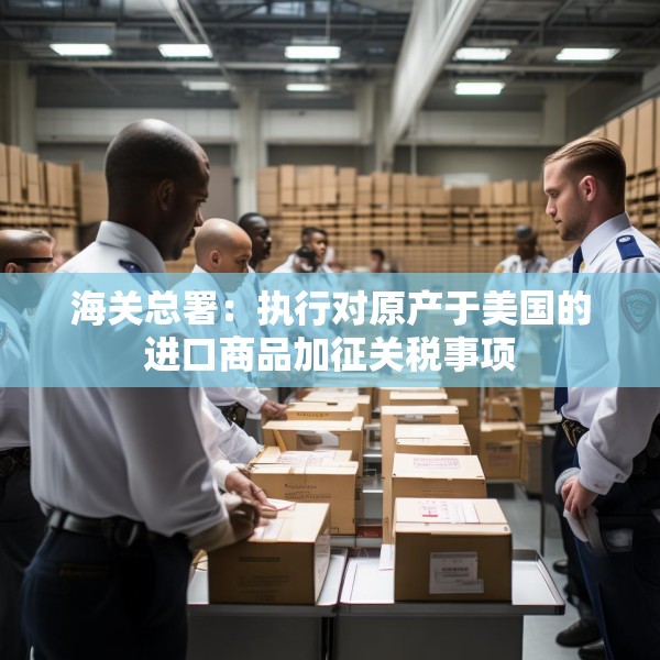 海关总署：执行对原产于美国的进口商品加征关税事项