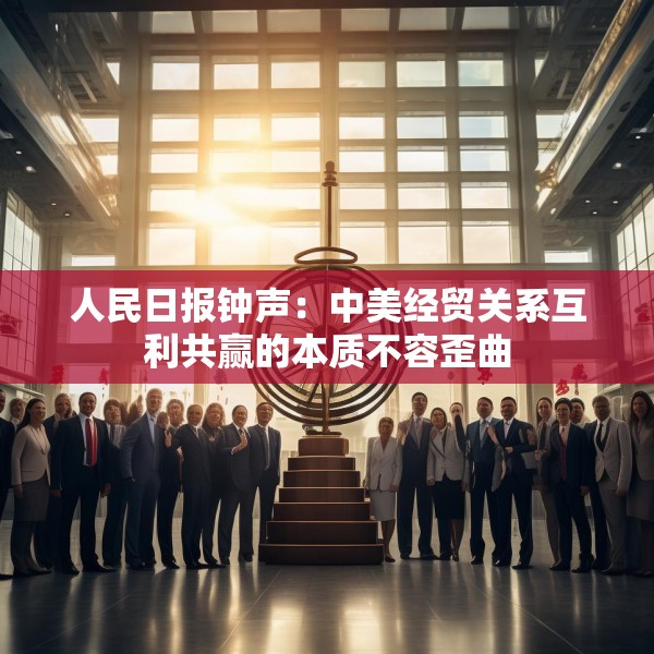 人民日报钟声：中美经贸关系互利共赢的本质不容歪曲