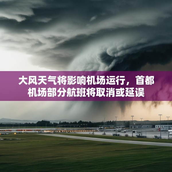 大风天气将影响机场运行，首都机场部分航班将取消或延误