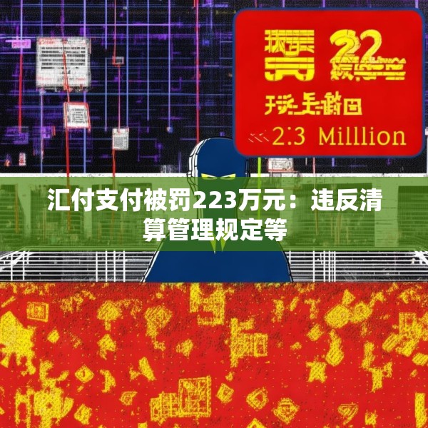 汇付支付被罚223万元：违反清算管理规定等
