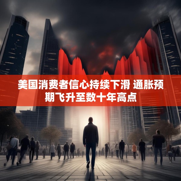 美国消费者信心持续下滑 通胀预期飞升至数十年高点
