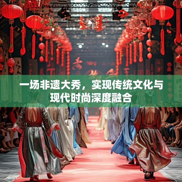 一场非遗大秀，实现传统文化与现代时尚深度融合