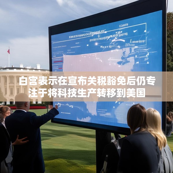 白宫表示在宣布关税豁免后仍专注于将科技生产转移到美国