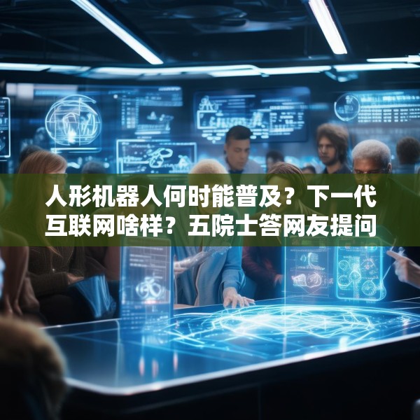人形机器人何时能普及？下一代互联网啥样？五院士答网友提问