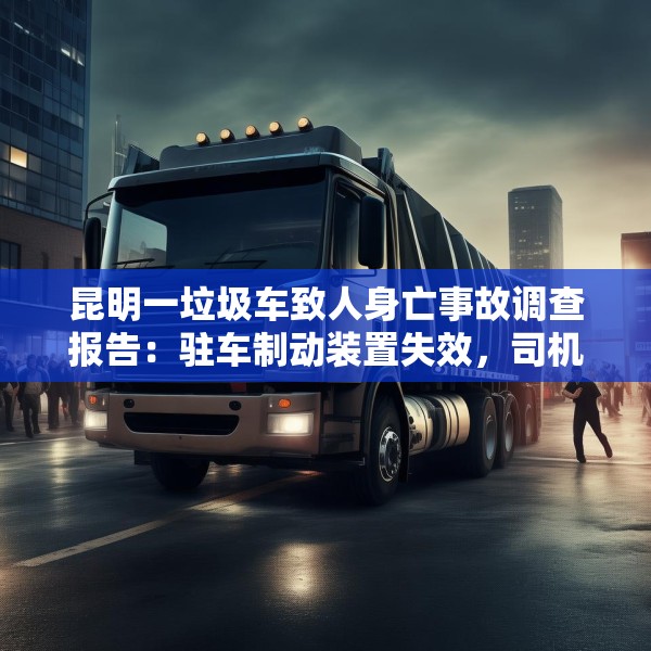昆明一垃圾车致人身亡事故调查报告：驻车制动装置失效，司机欲阻停被撞