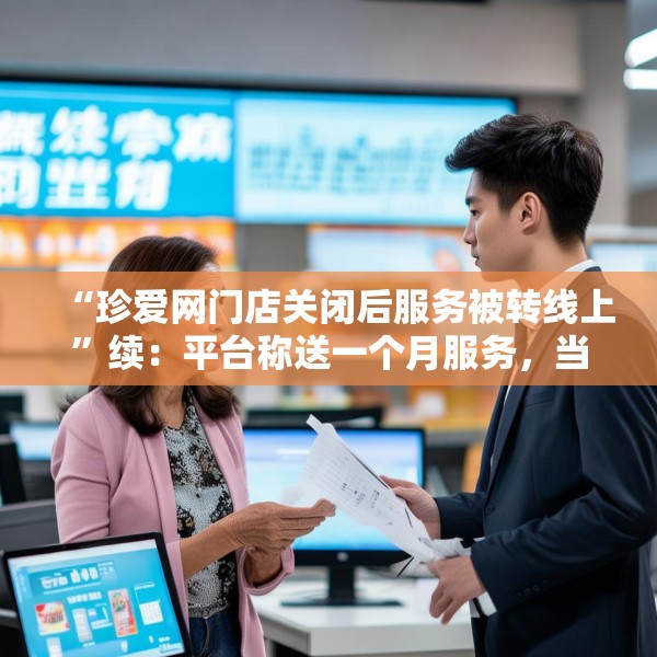 “珍爱网门店关闭后服务被转线上”续：平台称送一个月服务，当事人坚持退款