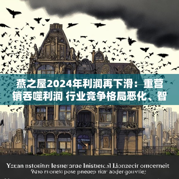 燕之屋2024年利润再下滑：重营销吞噬利润 行业竞争格局恶化、智商税争议难解