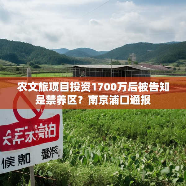 农文旅项目投资1700万后被告知是禁养区？南京浦口通报
