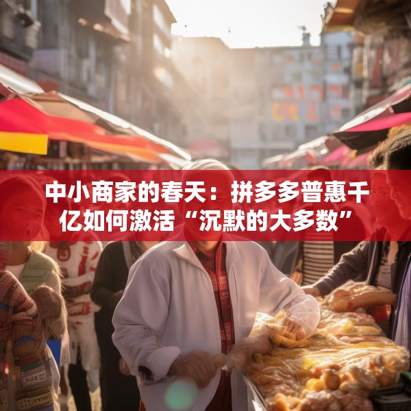 中小商家的春天：拼多多普惠千亿如何激活“沉默的大多数”
