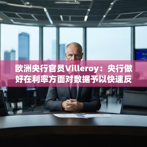 欧洲央行官员Villeroy：央行做好在利率方面对数据予以快速反应的准备