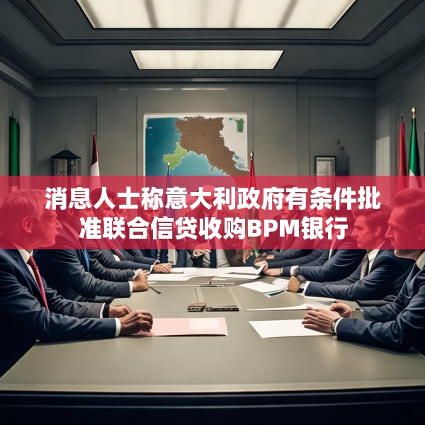 消息人士称意大利政府有条件批准联合信贷收购BPM银行