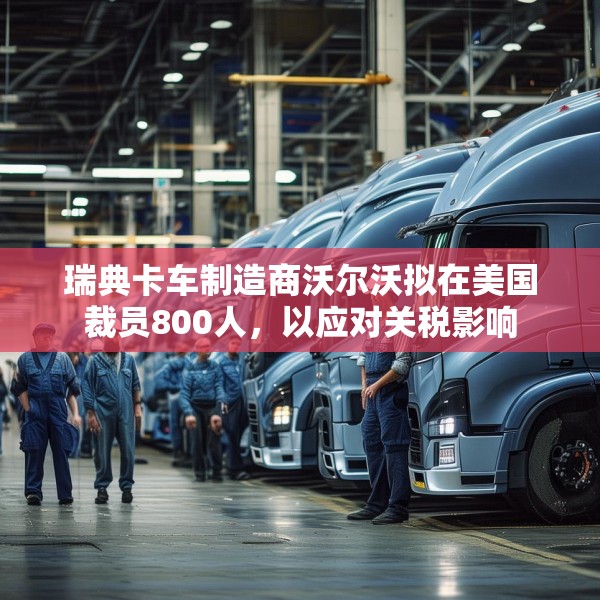 瑞典卡车制造商沃尔沃拟在美国裁员800人，以应对关税影响