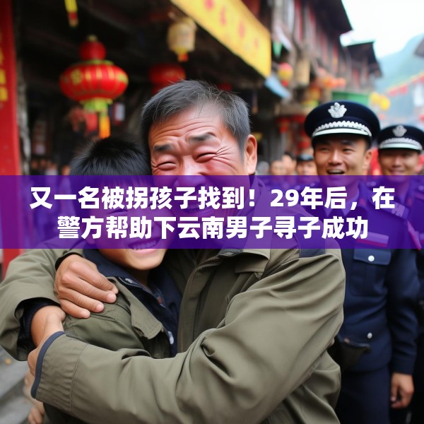 又一名被拐孩子找到！29年后，在警方帮助下云南男子寻子成功