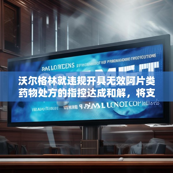 沃尔格林就违规开具无效阿片类药物处方的指控达成和解，将支付 3 亿美元