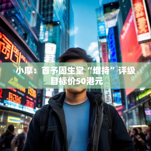 小摩：首予固生堂“增持”评级 目标价50港元