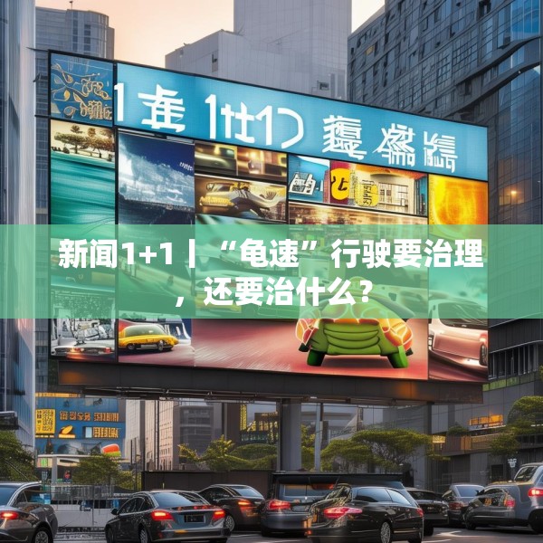 新闻1+1丨“龟速”行驶要治理，还要治什么？