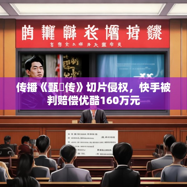 传播《甄嬛传》切片侵权，快手被判赔偿优酷160万元